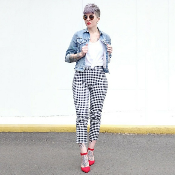 Target gingham pants Clearance